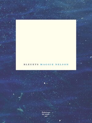 cover image of Bleuets